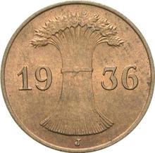 1 Reichspfennig 1936 J  