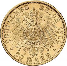 20 marcos 1900 D   "Bavaria"