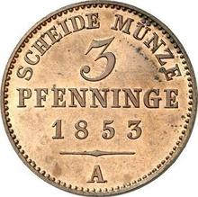 3 Pfennige 1853 A  