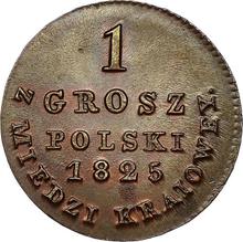 1 Groschen 1825  IB  "Z MIEDZI KRAIOWEY"