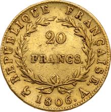 20 francos 1806 A  