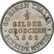 1/2 silbergroschen 1862 A  