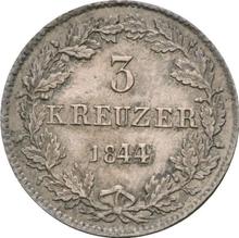 3 Kreuzer 1844   