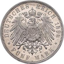 5 marcos 1898 D   "Bavaria"