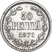 50 Penniä 1871  S 