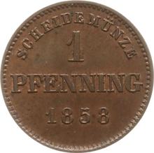 1 Pfennig 1858   