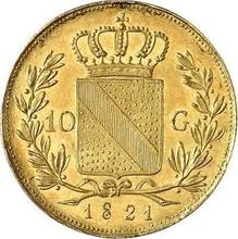 10 гульденов 1821   