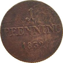 1 Pfennig 1832   