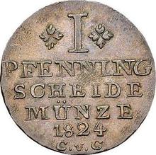 1 Pfennig 1824  CvC 