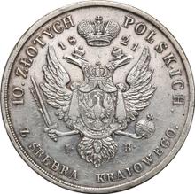 10 Zlotych 1821  IB 