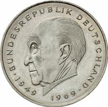 2 марки 1983 D   "Аденауэр"
