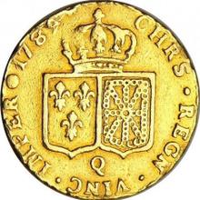 Doppelter Louis d'or 1789 Q  