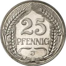 25 fenigów 1909 J  