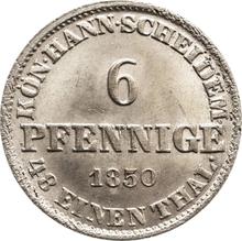 6 fenigów 1850  B 