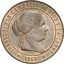 5 Centimos de Escudo 1867  OM 