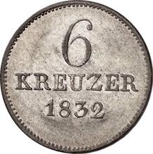 6 Kreuzers 1832   