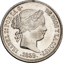 2 reales 1859   