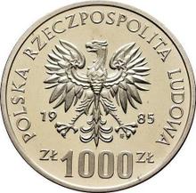 1000 złotych 1985 MW   "40 lat ONZ" (PRÓBA)