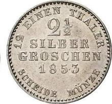 2-1/2 Silber Groschen 1853  C.P. 