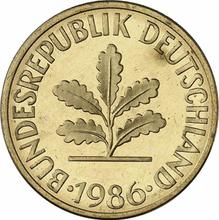10 Pfennig 1986 J  
