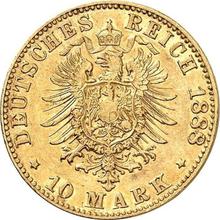 10 marcos 1888 G   "Baden"