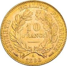 10 francos 1896 A  
