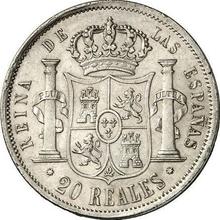 20 réales 1862   