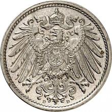 10 Pfennig 1901 D  