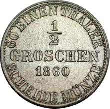 1/2 Groschen 1860   