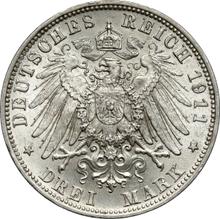 3 marcos 1911 D   "Bavaria"