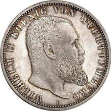 5 марок 1892 F   "Вюртемберг"