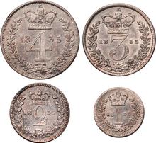 Coin set 1835    "Maundy"