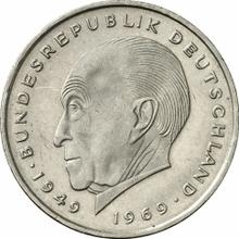 2 marcos 1976 F   "Konrad Adenauer"