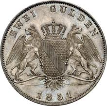 2 guldeny 1851  D 
