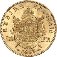 20 franków 1865 BB  