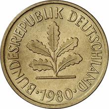 5 Pfennig 1980 F  