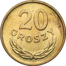 20 groszy 1957    (Pruebas)