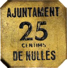 25 Centimos Ohne jahr (no-date-1939)    "Nulles"
