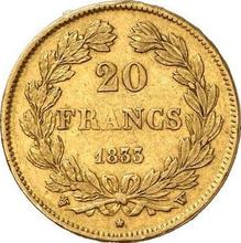 20 Franken 1833 W  