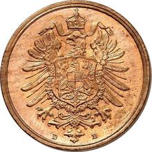 2 Pfennig 1876 D  