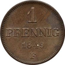 1 пфенниг 1849  F 