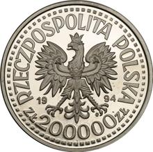 200000 złotych 1994 MW  ET "Zygmunt I Stary" (PRÓBA)