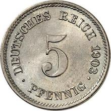 5 fenigów 1903 E  