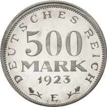500 marcos 1923 E  