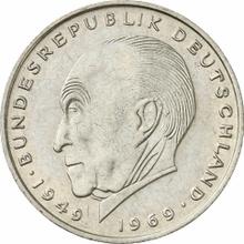 2 марки 1971 D   "Аденауэр"