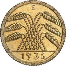5 Reichspfennig 1936 E  
