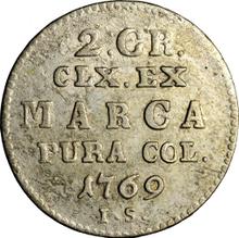 2 Groschen (1/2 Zloty) 1769  IS 