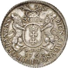 Złotówka (30 groszy) 1763  REOE  "de Gdansk"