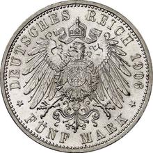 5 marcos 1906 D   "Bavaria"