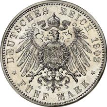 5 marcos 1902 D   "Bavaria"